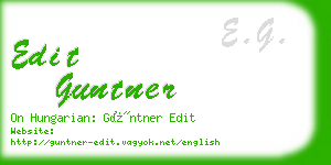 edit guntner business card